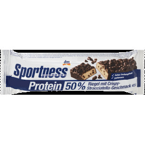 Proteínová tyčinka 50 % Crispy & Stracciatella, 45 g