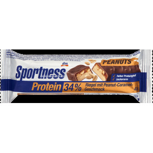 Proteínová tyčinka 34 % s príchuťou arašidov & karamelu, 40 g