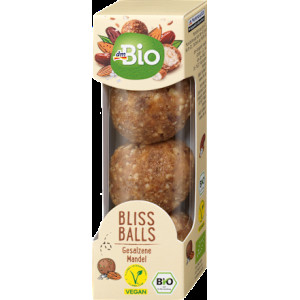 Mandľové guľôčky Bliss Balls solené mandle, 60 g