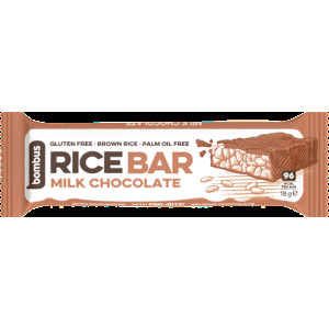 Tyčinka z hnedej ryže Rice Bar Milk Chocolate, 18 g