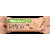Vegánska proteínová tyčinka Organic s mandľami, kešu orieškami a škoricou, 50 g