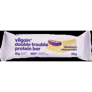 Proteínová tyčinka Double Trouble Blueberry Cheescake, 55 g