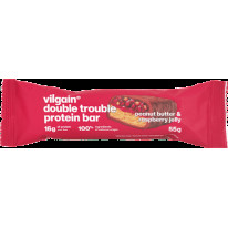 Proteínová tyčinka double trouble peanut butter & raspberry jelly, 55 g