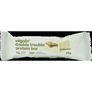 Proteínová tyčinka double trouble pistachio, 55 g