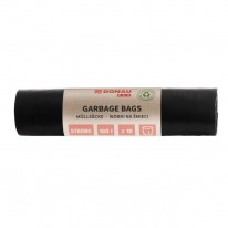Vrecia DONAU ECO strong, ,160 ℓ, 70 mic, 10 ks, čierne, LDPE