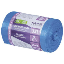 Vrecia DONAU EXPERT, CLASSIC LDPE, 35 ℓ, 50 ks, modré
