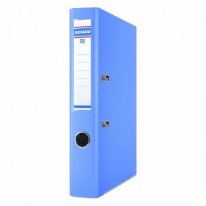 Zakladač pákový DONAU poloplastový s lištou Master-S 5cm svetlomodrý