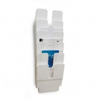 Sada stojanov na prospekty FLEXIPLUS 6 A4 biela