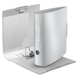 Zakladač pákový Leitz Active Style 180° A4 8 cm krištálovo biely