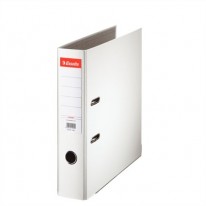 Zakladač pákový Esselte Economy A4 7,5 cm s kovaním biely