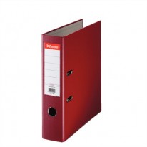 Zakladač pákový Esselte Economy A4 7,5 cm s kovaním bordový