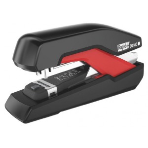 Zošívačka Rapid Supreme SuperFlatClinch S030c 30listov čierna červená