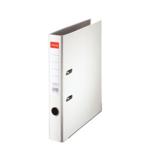 Zakladač pákový Esselte Economy A4 5 cm s kovaním biely