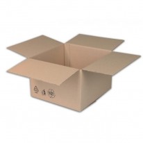 Škatuľa s klopou + recyklačné znaky 289x189x92mm