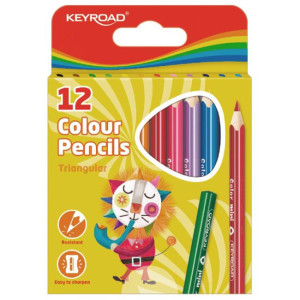 Farbičky KEYROAD Mini, 12 farieb