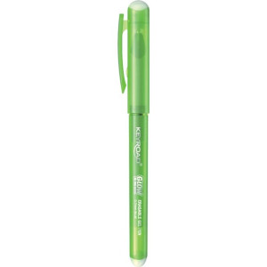 Pero KEYROAD svietiace zmazateľné, 0,7 mm zelené, displej 24 ks