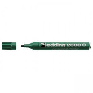 Permanentný popisovač edding 2000C zelený