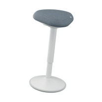 Ergonomická balančná stolička Leitz Ergo na státie, svetlosivá