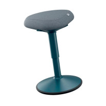 Ergonomická balančná stolička Leitz Ergo na sedenie, zamatovosivá