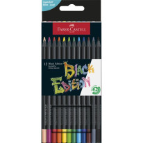 Farbičky Faber Castell Black Edition, 12 ks