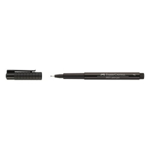 Umelecké pero FABER-CASTELL PITT F / 199 čierna