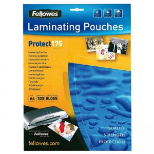 Laminovacie fólie Fellowes 216x303 A4 175mic