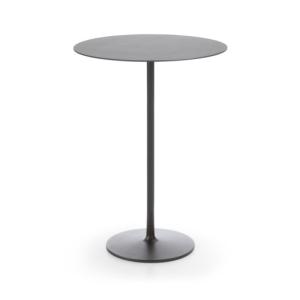 Barový stolík Chic RR10, p 80cm, v 110cm, celokovový, čierny