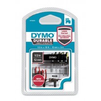 Kazeta k štítkovačom Dymo D1 12 mm x 3 m odolná čierno-biela