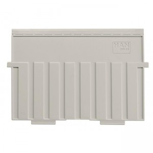 Plastové oddeľovače A5 do kartotéky HAN 955 sivé 5ks