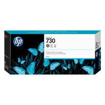 Atramentová náplň HP P2V72A HP 730 gray pre DesignJet T1600, T1700, T2600 (300 ml)