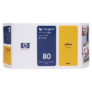 Atrament HP C4848A yellow No.80 350 ml