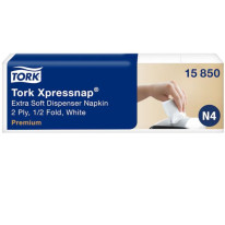 Papierové servítky extra jemné do zásobníka TORK Xpressnap, biele N4, 1000ks