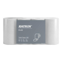Toaletný papier 3-vrstvový KATRIN Plus 250, návin 28,75 m (8ks)