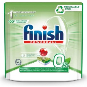 Finish tablety do umývačky riadu All in one ECO 0%  (40 ks)