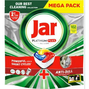 JAR tablety do umývačky riadu Platinum Plus Citrón 102ks