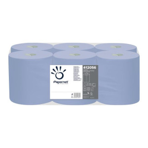 Papierové utierky v rolke Papernet blue so stredovým odvíjaním , návin 135 m (6 ks)