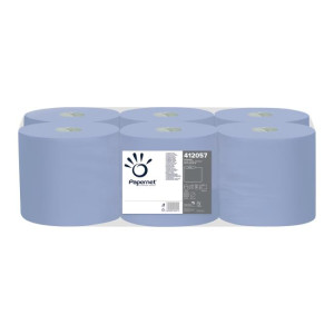 Papierové utierky v rolke Papernet blue , návin 140 m (6 ks)