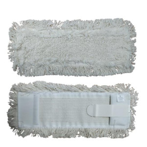 Mop 40 cm smyčka + prestrih Klaro - biely jazyk
