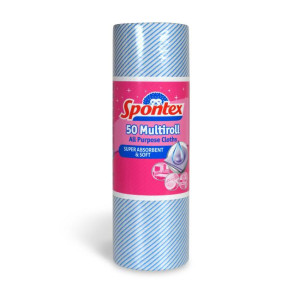 Utierka viacúčelová SPONTEX Multiroll, 50 útržkov