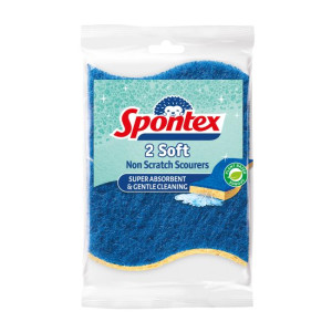 Viskózna hubka Spontex 2 Soft, 2 ks