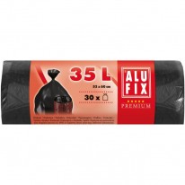 Vrecia na odpadky 35ℓ 30 ks, 10mic., 53 x 60 cm, čierne, HDPE