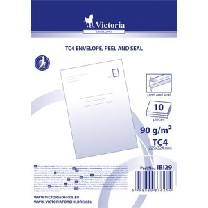 Obálky Victoria C4 s páskou