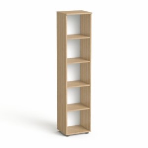 Skriňa päťposchodová otvorená police úzka Mayah Freedom jaseň