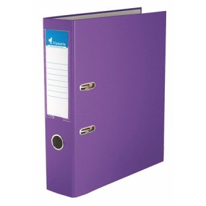 Zakladač pákový Victoria A4 7,5 cm fialový