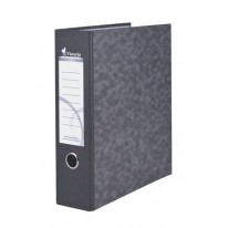 Zakladač pákový Victoria Eco A4 7,5 cm mramor čierny