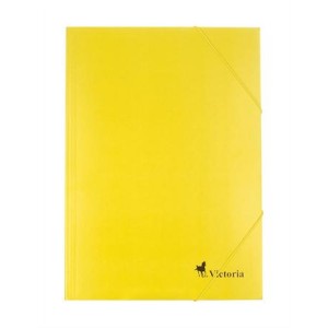 Doska s gumičkou A4 15 mm Victoria žltá
