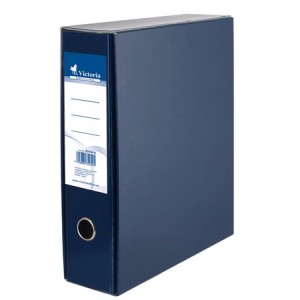 Zakladač pákový Victoria A4 7,5 cm A4 kartón s obalom tmavomodrý