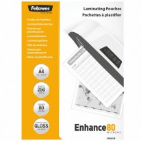 Laminovacie fólie Fellowes A4 80 mic lesklé