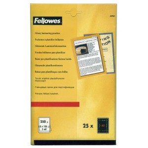Laminovacie fólie Fellowes A5 125 mic lesklé