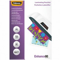 Laminovacie fólie Fellowes A4 80 mic matné